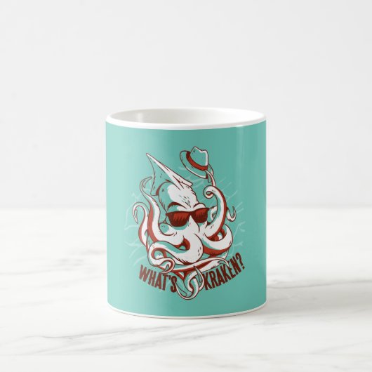 Kraken Monster Funny Kaffeetasse (Mittel)