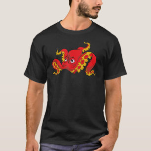 Kraken Ocean Animal Scuba Diving Sea Monster Okt. T-Shirt
