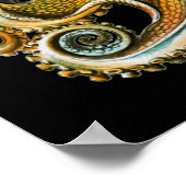 Kraken Octopus | Cooles Tier Poster (Ecke)