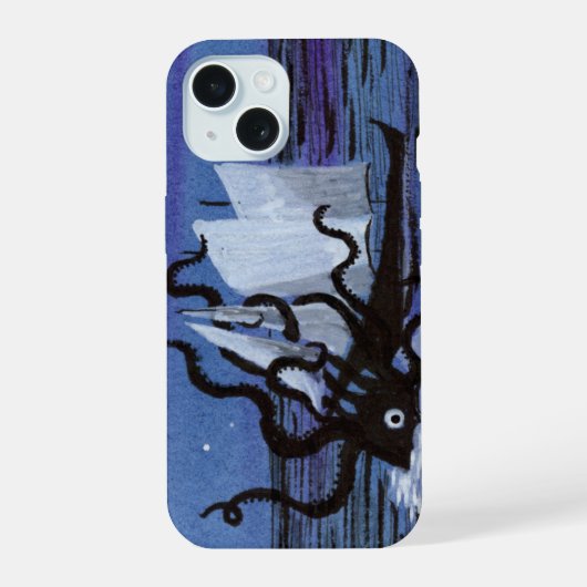 Kraken OtterBox iPhone Case iPhone 15 Hülle (Rückseite)