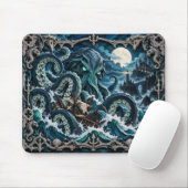 Kraken, Paper Cut Monster Mousepad (Mit Mouse)