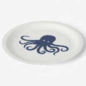 Kraken-PapierTeller Pappteller (Schrägansicht)