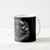 Kraken Pirate Skull Mug – Epic Sea Monster Pirate  Kaffeetasse (VorderseiteRechts)