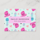 Kraken, Quallen, Spielzentrum, Aktivzentrum Visitenkarte (Vorderseite)