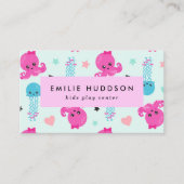 Kraken, Quallen, Spielzentrum, Aktivzentrum Visitenkarte (Vorderseite)