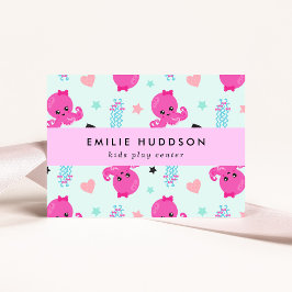 Kraken, Quallen, Spielzentrum, Aktivzentrum Visitenkarte