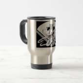 Kraken-Reise-Tasse Reisebecher (Vorderseite Links)