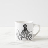 Kraken - schwarze riesige Krake/Cthulu Espressotasse (Rechts)