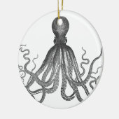 Kraken - schwarze riesige Krake/Cthulu Keramik Ornament (Links)