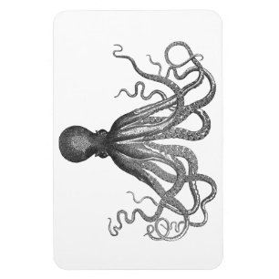 Kraken - schwarze riesige Krake/Cthulu Magnet