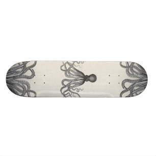 Kraken - schwarze riesige Krake/Cthulu Skateboard