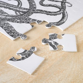 Kraken - Schwarzer Riesenoktopus / Cthulu Puzzle (Seite)