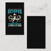Kraken Sea Animal Fun Sarcastic Octopus Spaß Krake Visitenkarte (Vorne/Hinten)