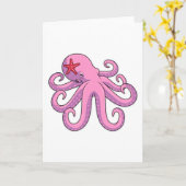 Kraken Seestern Karte (Gelbe Blume)