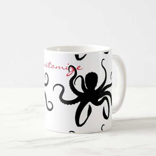 Kraken-Silhouette Thunder_Cove Kaffeetasse (VorderseiteRechts)