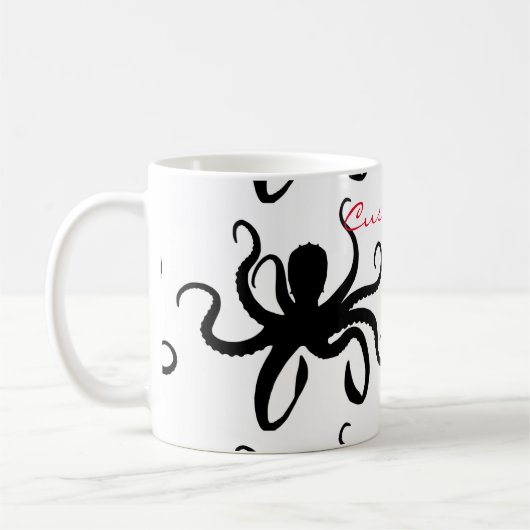 Kraken-Silhouette Thunder_Cove Kaffeetasse (Links)