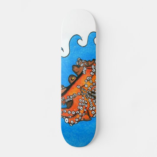 Kraken-Skateboard Skateboard (Vorderseite)