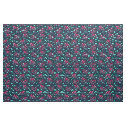 Kraken Stoff (Fat Quarter (45,7 x 55,9 cm))
