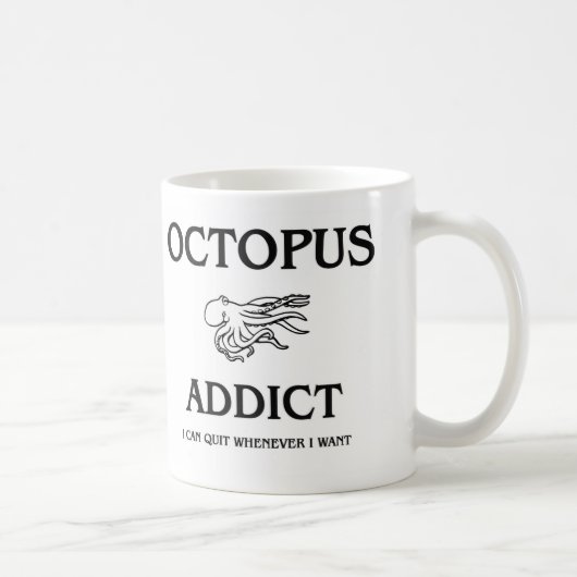 Kraken-Süchtiger Kaffeetasse (Rechts)