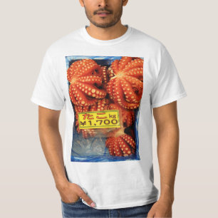 Kraken Tako たこ Tsukiji Fischmarkt, Tokio, Japan T-Shirt