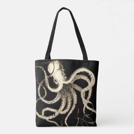 Kraken-Taschen-Tasche Tasche (Rückseite)