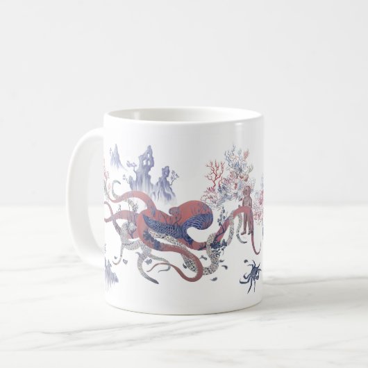 Kraken-Tasse 02 Kaffeetasse (Vorderseite Links)