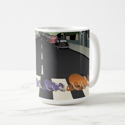 Kraken-Tasse Kaffeetasse (VorderseiteRechts)