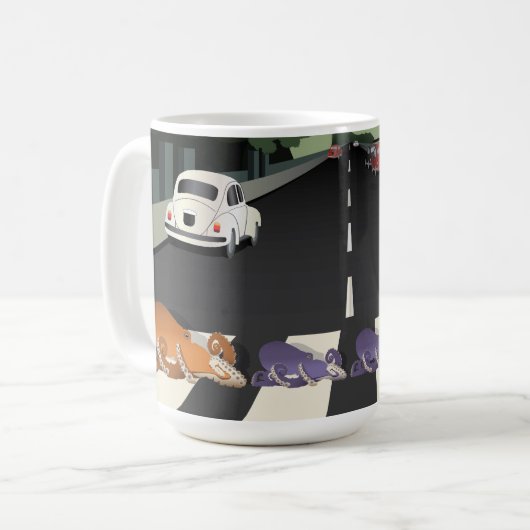 Kraken-Tasse Kaffeetasse (Vorderseite Links)