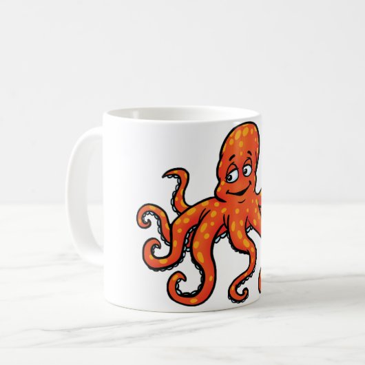 Kraken-Tasse Kaffeetasse (Vorderseite Links)