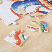 Kraken-Tentakel-Aquarell-bunte Kunst Puzzle (Seite)