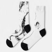 Kraken-Tentakel-Socken Socken (Linkes Detail)