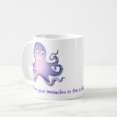 Kraken-Tentakeln Kaffeetasse (Vorderseite Links)