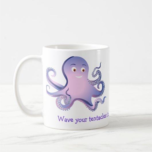 Kraken-Tentakeln Kaffeetasse (Links)