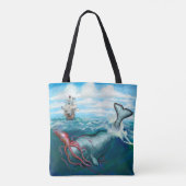Kraken Tote Bag Tasche (Rückseite)