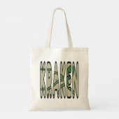 Kraken Tragetasche (Rückseite)