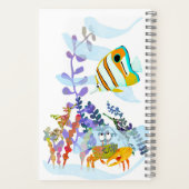 Kraken- und Ocean Friends SpiralNotebook Notizblock (Rückseite)