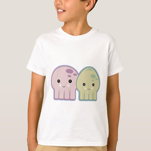 Kraken und Tintenfisch T-Shirt (Vorderseite)