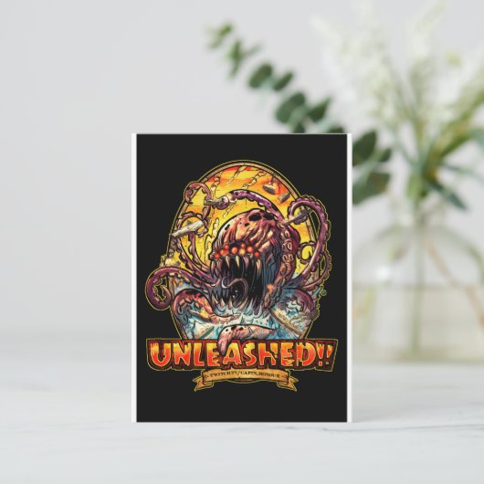 Kraken Unleashed Postkarte (Stehend Vorderseite)