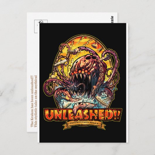 Kraken Unleashed Postkarte (Vorne/Hinten)