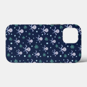 Kraken unter dem Meereskidsmuster Case-Mate iPhone Hülle (Rückseite (Horizontal))