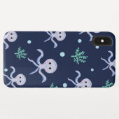 Kraken unter dem Meereskidsmuster Case-Mate iPhone Hülle (Rückseite (Horizontal))