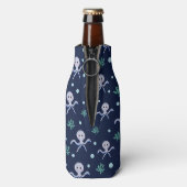 Kraken unter dem Meereskidsmuster Flaschenkühler (Flasche Rückseite)