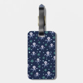 Kraken unter dem Meereskidsmuster Gepäckanhänger (Rückseite vertikal)