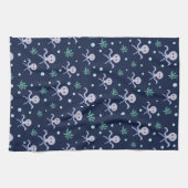 Kraken unter dem Meereskidsmuster Geschirrtuch (Horizontal)