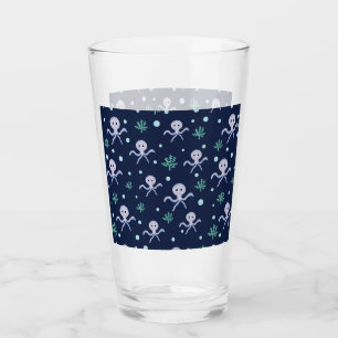 Kraken unter dem Meereskidsmuster Glas