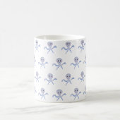 Kraken unter dem Meereskidsmuster Kaffeetasse (Mittel)