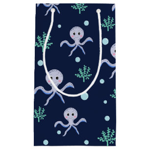 Kraken unter dem Meereskidsmuster Kleine Geschenktüte