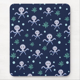 Kraken unter dem Meereskidsmuster Mousepad