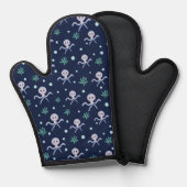 Kraken unter dem Meereskidsmuster Ofenhandschuh (Vorderseite/Rückseite)
