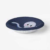 Kraken unter dem Meereskidsmuster Pappteller (Gewinkelt)